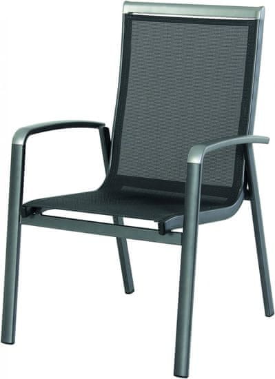 RIWALL Forios - hliníková stohovateľná stolička