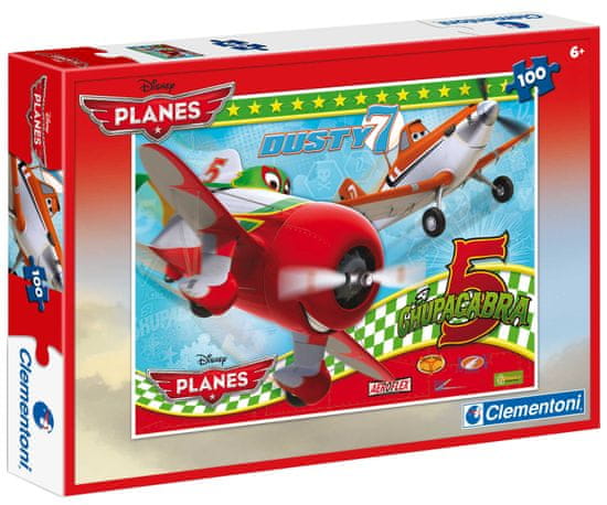 Clementoni Puzzle Planes, Dusty 100 dílků