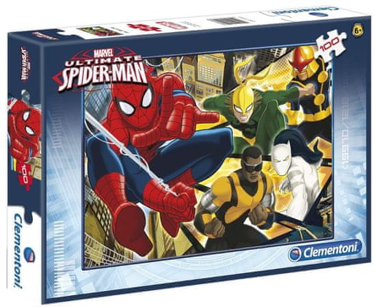 Clementoni Puzzle Úžasný Spiderman 100 dielikov