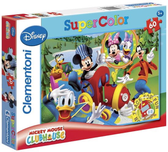 Clementoni Puzzle Mickeyho klubík 60 dílků