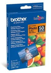 BROTHER fotopapier premium Glossy BP71GP50 10 x 15 cm, 50ks