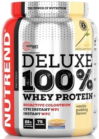 Nutrend Deluxe Whey 2250 g Vanilka Pudding