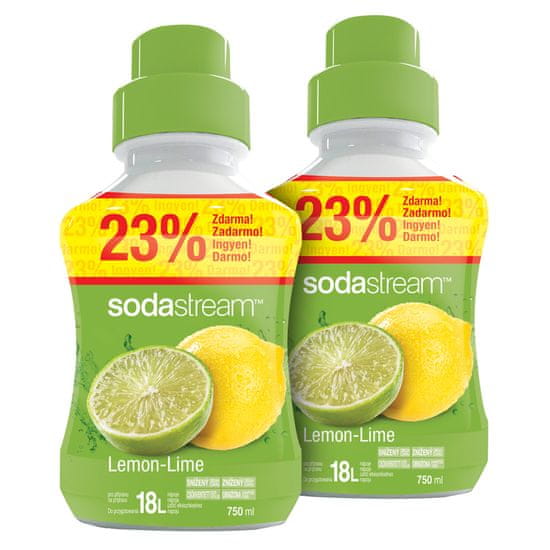 SodaStream Príchuť Lemon Lime 2x 750 ml