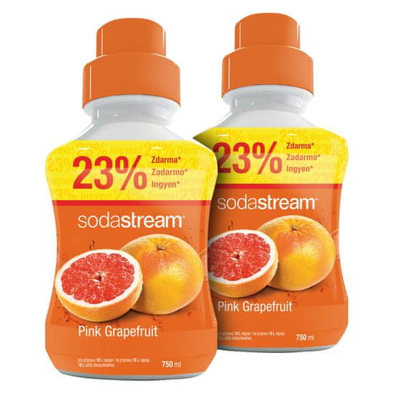 SodaStream Príchuť Pink Grapefruit 2x 750 ml