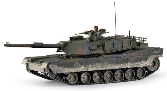 Hobby Engine RC Tank - M1A1 Abrams 1:16, 2.4GHz, patinovaný