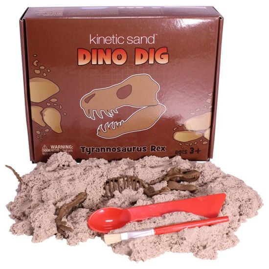 Montessori Dino Dig T-Rex (sada s kinetickým pieskom)