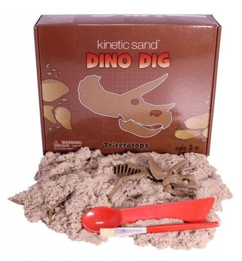 Montessori Dino Dig T-RIC (Sada s kinetickým pieskom)