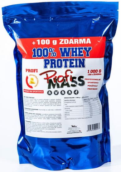 ProfiMass Profi 100% Whey Protein 1100 g biela čokoláda