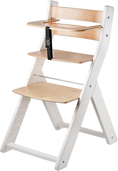 Wood Partner Detská rastúca stolička LUCA biela