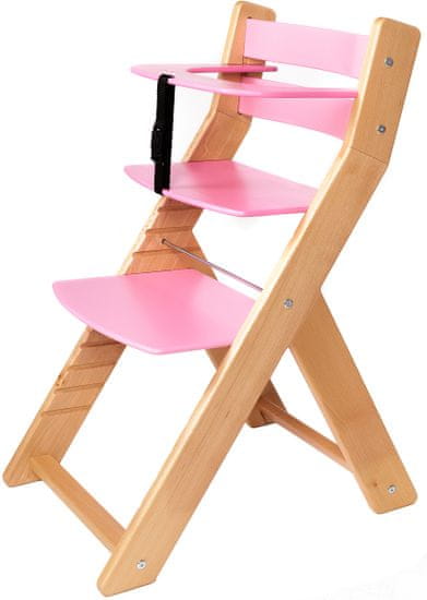 Wood Partner Detská rastúca stolička UNIZO Natur