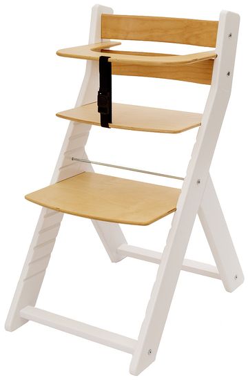Wood Partner Detská rastúca stolička UNIZO biela