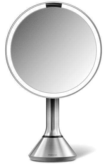 Simplehuman Senzorické kozmetické zrkadielko s Tru-lux LED osvetlením, 5x zväčšenie