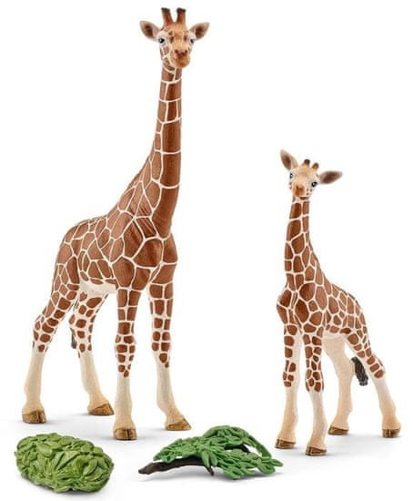 Schleich Žirafia samica s mláďaťom 42320