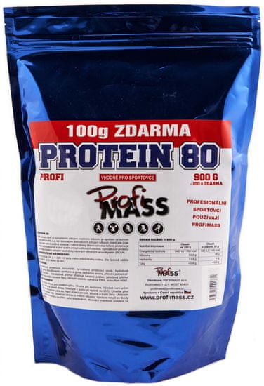 ProfiMass Profi Protein 80 1000 g čokoláda