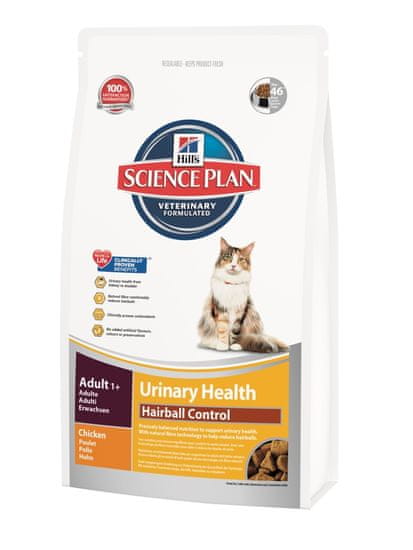 Hill's SP Feline Urinary Health&Hairball Controll 1,5 kg