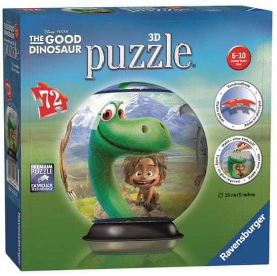 Ravensburger Disney Dobrý Dinosaurus Puzzleball 72 dielikov