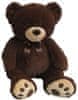 Mac Toys Plyšový medvedík tmavo hnedý, 60 cm