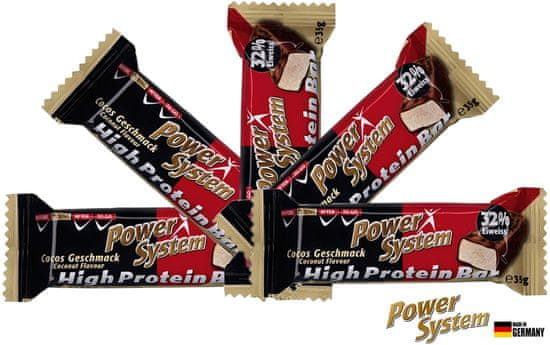 POWER SYSTEM High Protein Bar 5x 35 g kokos