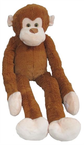 Mac Toys Plyšová opica svetlo hnedá 100 cm
