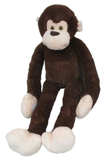 Mac Toys Plyšová opice tmavo hnedá 100 cm
