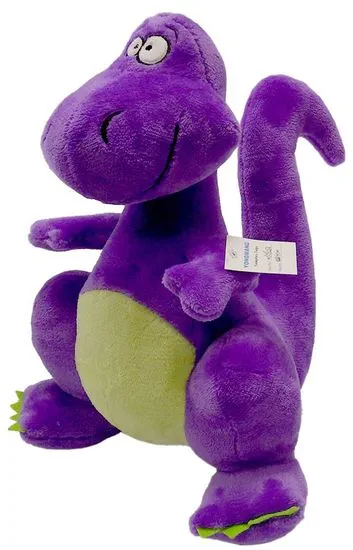Mac Toys Plyšový fialový dinosaurus