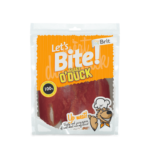 Brit Lets Bite Fillet o'Duck 400 g