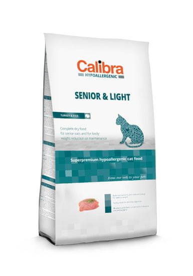 Calibra Cat HA Senior&Light Turkey 2kg