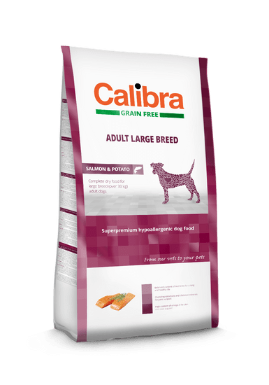 Calibra Dog GF Adult Large Breed Salmon 2kg