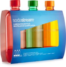 SodaStream Fľaša 1 l Tri-Pack ORANGE/RED/BLUE