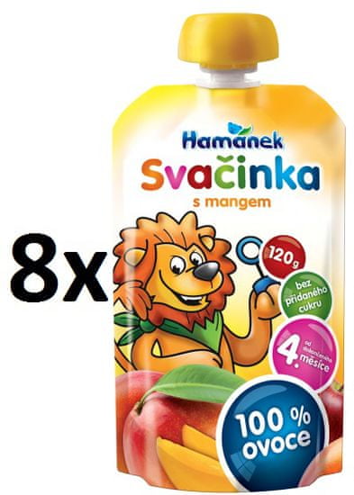 Hamánek Svačinka s mangom 8x120g
