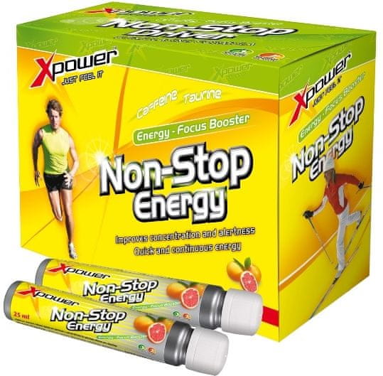 Xpower Non-stop Energy, grep, balenie 10x25ml