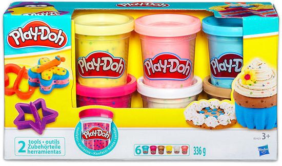 Play-Doh Sada s konfetami 6ks
