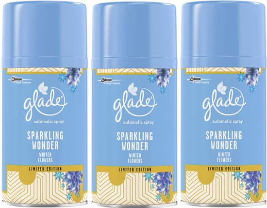 Glade by Brise náplne Automatic Winter Flowers 3x 269 ml
