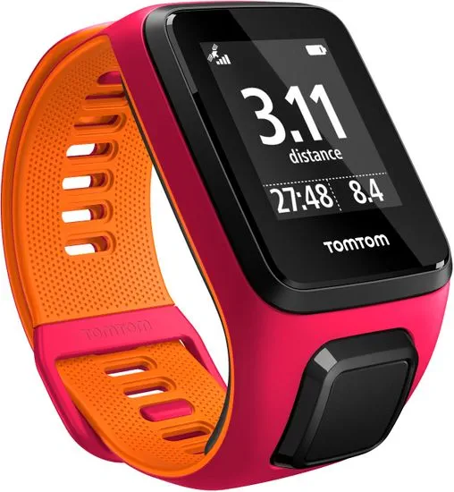 TomTom Runner 3 GPS, pink/orange, "S"