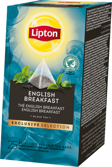 Lipton Exclusive Selection English Breakfast 25 sáčků