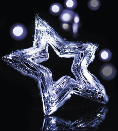 EMOS Osvetlenie Snehová hviezda 20 LED - zánovné