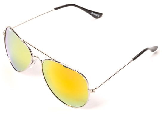 MEATFLY strieborné unisex slnečné okuliare Tomcat