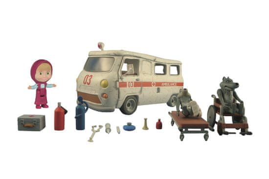 SIMBA Máša a medveď - Ambulancia hrací set