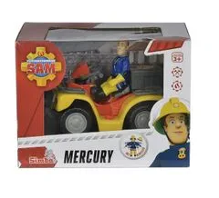 SIMBA Požiarnik Sam - Mercury štvorkolka s figúrkou