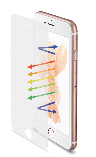 CELLY ochranné tvrzené sklo Apple iPhone 6/6S, 0,3 mm, matné