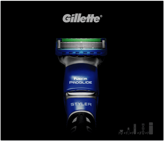 Gillette Kazeta Fusion ProGlide Styler + Hydratačný gél