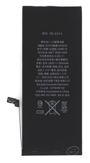 iPhone 6 Plus Batérie 2915mAh li-Pol (Bulk) 23173 - rozbalené