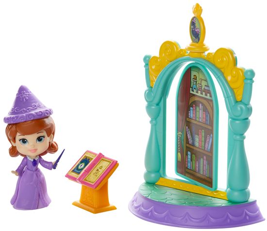 Disney Sofia Prvá: mini hrací set - čarovná knižnica
