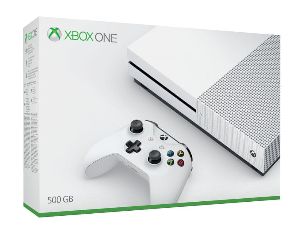 Microsoft Xbox One S 500GB + 3M Live + 3M Game pass | MALL.SK