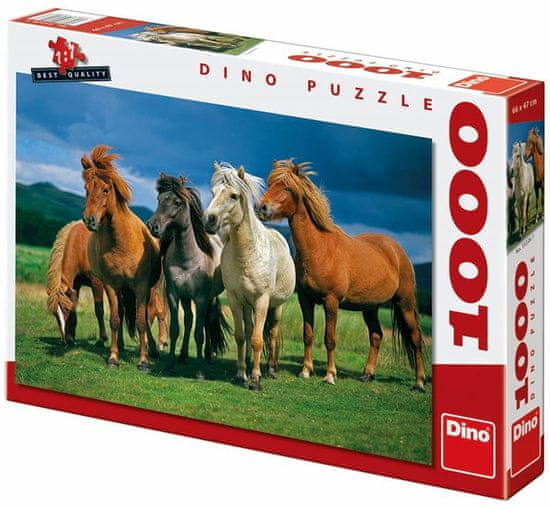 DINO Puzzle Islandské kone, 1000 dielikov