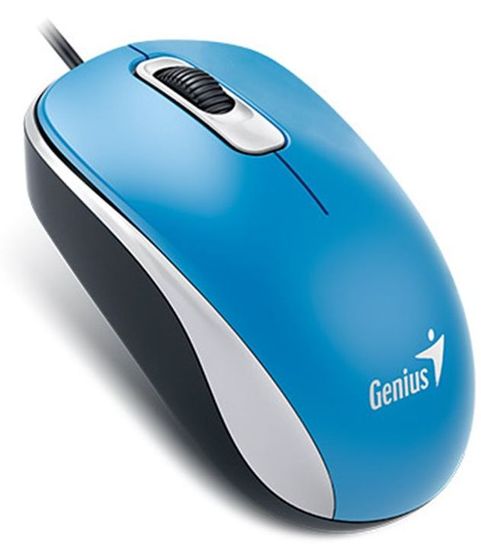 Genius DX-110, drôtová, 1000 dpi, USB, modrá (31010116110)