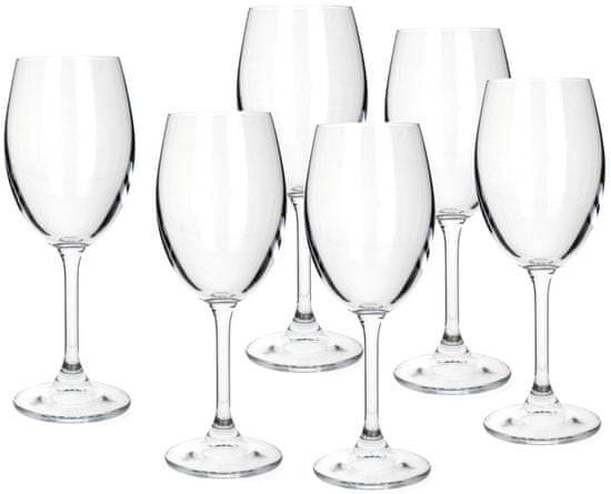 Banquet poháre na biele víno Leona 340 ml, 6 ks