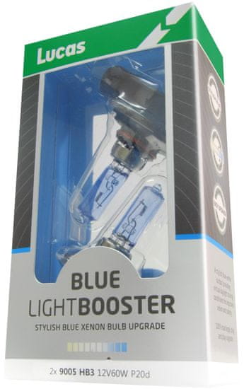 Lucas Autožiarovka LightBooster H7 12V 55W Blue, 2ks (LLX477BLX2)