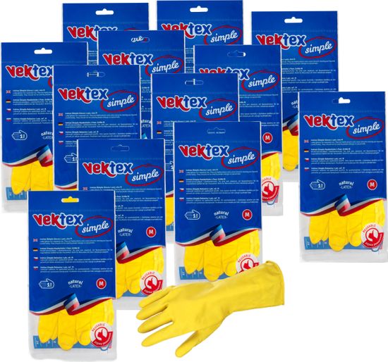 Vektex Simplex rukavice, veľkosť M, 12 párov