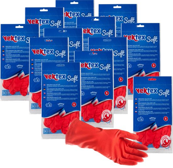 Vektex Soft rukavice, veľkosť S, 12 párov